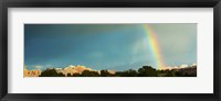 Framed Rainbow over Capitol Reef National Park, Utah, USA