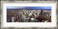 Framed Aerial view of a city, Toronto, Ontario, Canada 2011