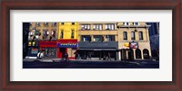 Framed Stores at the roadside in a city, Toronto, Ontario, Canada