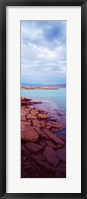 Framed Shore waters, Lake Mead, Nevada, USA