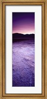 Framed Salt Flat at Sunset, Death Valley, California