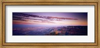 Framed Point Imperial at sunset, Grand Canyon, Arizona, USA