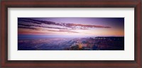 Framed Point Imperial at sunset, Grand Canyon, Arizona, USA