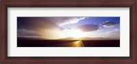 Framed Death Valley National Park at Sunset, California