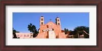 Framed Church in a city, San Miguel Mission, Socorro, New Mexico, USA