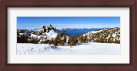 Framed Trees on a snow covered landscape, Heavenly Mountain Resort, Lake Tahoe, California-Nevada Border, USA