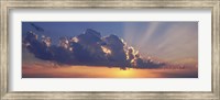 Framed Sunset, Marion County, Illinois, USA
