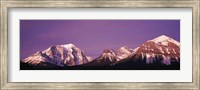 Framed Mt Temple Banff Provincial Park Canada
