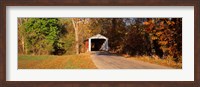 Framed Melcher Covered Bridge Parke Co IN USA
