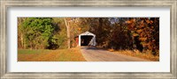 Framed Melcher Covered Bridge Parke Co IN USA