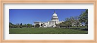 Framed USA, Washington DC, Low angle view of the Capitol Building