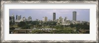 Framed Skyline View of Nairobi, Kenya
