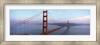 Framed Traffic On A Bridge, Golden Gate Bridge, San Francisco, California, USA