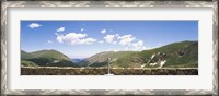 Framed Coin operated binoculars on an observation point, Rocky Mountain National Park, Colorado, USA