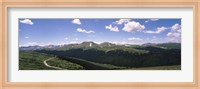 Framed High angle view of a mountain range, Rocky Mountain National Park, Colorado, USA