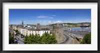 Framed Quayside, Reginald's Tower, River Suir, Waterford City, County Waterford, Republic of Ireland
