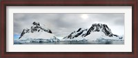 Framed Mountains and glaciers, Lemaire Channel, Antarctic Peninsula