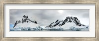 Framed Mountains and glaciers, Lemaire Channel, Antarctic Peninsula