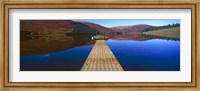 Framed Pier at a lake, St Mary's Loch, Scottish Borders, Scotland