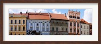 Framed Low angle view of old town houses, Levoca, Slovakia