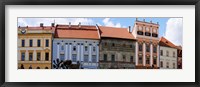 Framed Low angle view of old town houses, Levoca, Slovakia