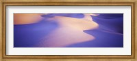 Framed Sand dunes at sunset, Stovepipe Wells, Death Valley, California, USA