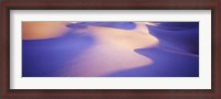 Framed Sand dunes at sunset, Stovepipe Wells, Death Valley, California, USA