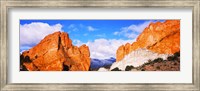 Framed Rock formations, Garden of The Gods, Colorado Springs, Colorado, USA