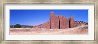 Framed Ruins of building, Salinas Pueblo Missions National Monument, New Mexico, USA