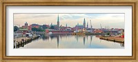 Framed Buildings at the Trave River, Germany