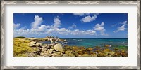Framed Rocks at the coast, Aruba