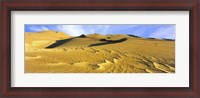 Framed Sand dunes in a desert, Great Sand Dunes National Park, Colorado, USA