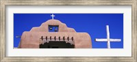Framed Low angle view of Santo Tomas Church, Santa Rosa De Lima, New Mexico, USA