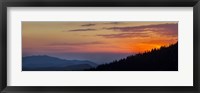 Framed Sunset at Clingmans Dome, Tennessee