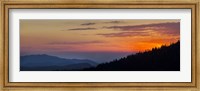 Framed Sunset at Clingmans Dome, Tennessee