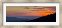 Framed Sunset at Clingmans Dome, Tennessee