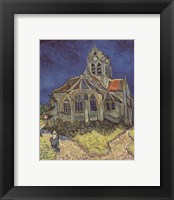 Framed Church at Auvers