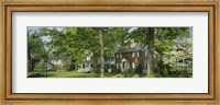 Framed Facade Of Houses, Broadmoor Ave, Baltimore City, Maryland, USA