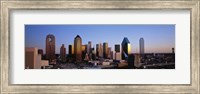 Framed USA, Texas, Dallas, sunrise