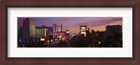Framed Casinos At Twilight, Las Vegas, Nevada, USA