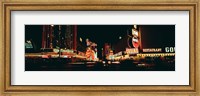Framed Las Vegas NV Downtown Neon, Fremont St