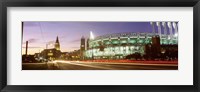 Framed Low angle view of a baseball stadium, Jacobs Field, Cleveland, Ohio, USA