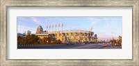 Framed Facade of a baseball stadium, Jacobs Field, Cleveland, Ohio, USA