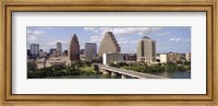 Framed Buildings in a city, Town Lake, Austin, Texas, USA