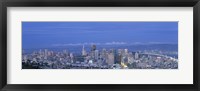 Framed San Francisco cityscape Upper Market California