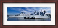 Framed Warships at a naval base, Philadelphia, Philadelphia County, Pennsylvania, USA