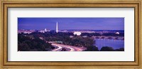Framed High angle view of a cityscape, Washington DC, USA