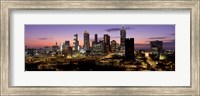 Framed Skyline At Dusk, Cityscape, Skyline, City, Atlanta, Georgia, USA