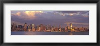 Framed New York City Hudson River NY