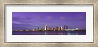 Framed USA, California, San Diego, dusk